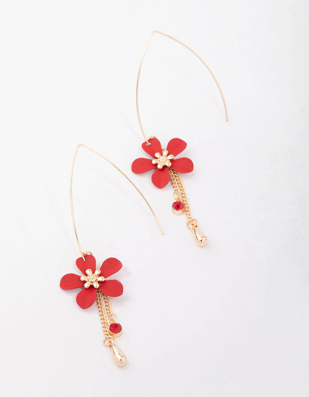 925 Sterling Silver Rose Flower Ear Threader Thread Earrings A4329 | eBay